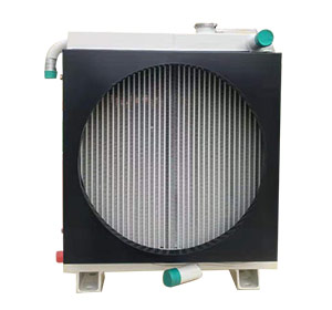 護欄打樁機用油水復(fù)合散熱器